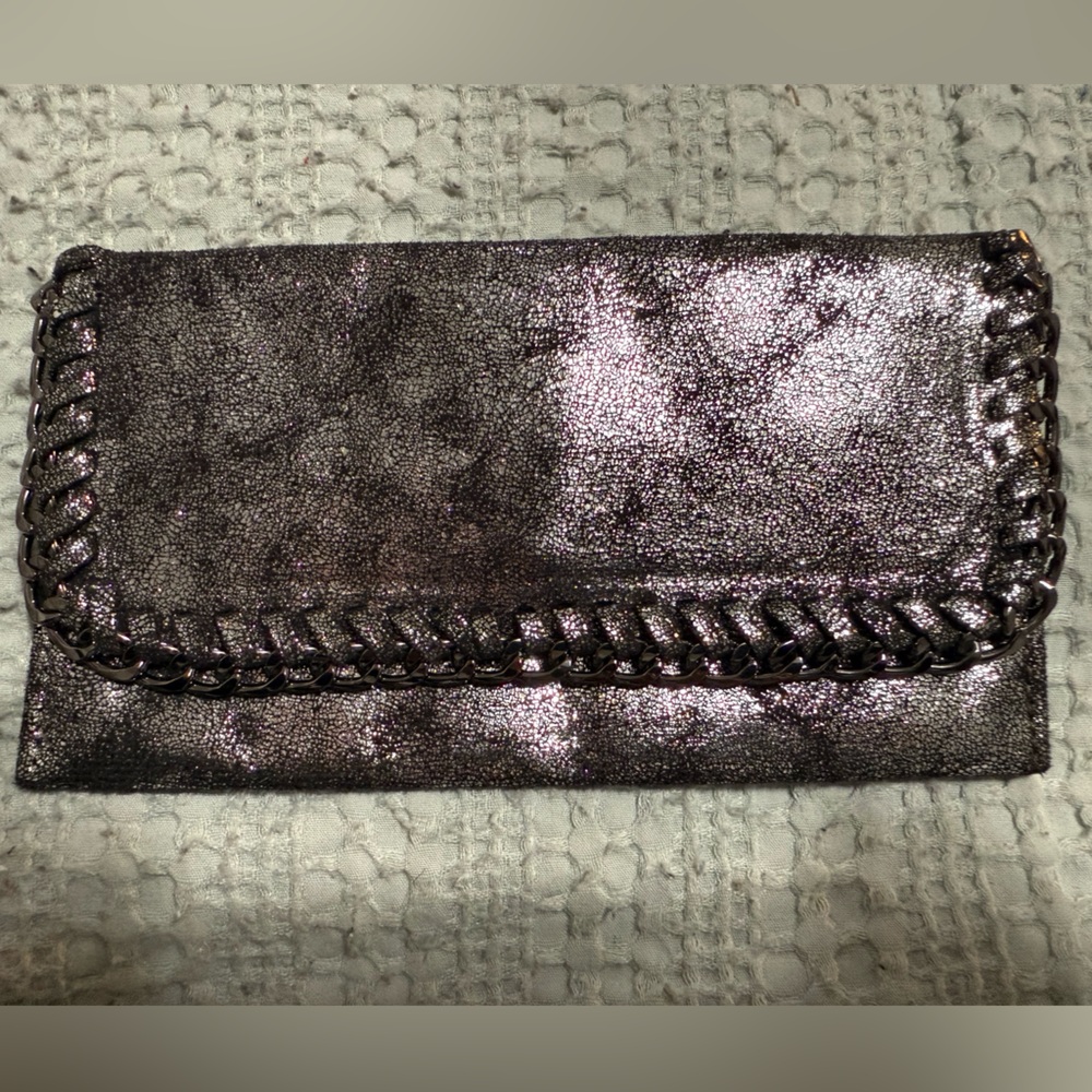 Elegant Metallic Clutch